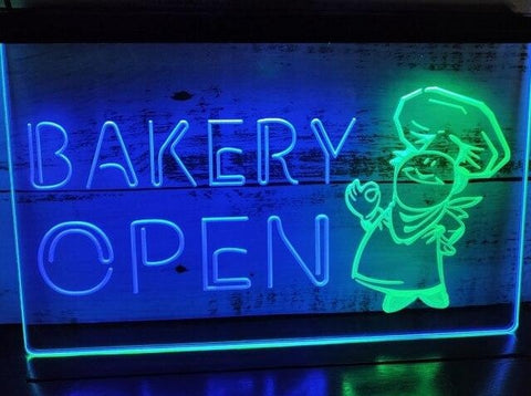 Image of Bakery Open Two Tone Illuminated Sign