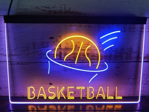 Image of Basketball Two Tone Illuminated Sign