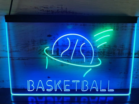 Image of Basketball Two Tone Illuminated Sign