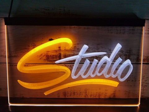 Image of Studio Two Tone Illuminated Sign