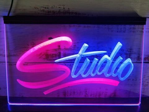 Image of Studio Two Tone Illuminated Sign