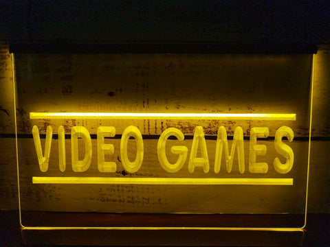 Image of Video Games Illuminated Sign