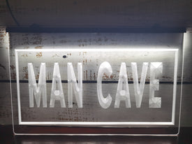Man Cave Entry Illuminated LED Neon Sign