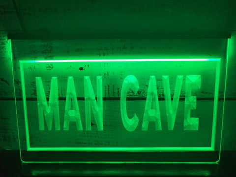 Image of Man Cave Entry Illuminated LED Neon Sign