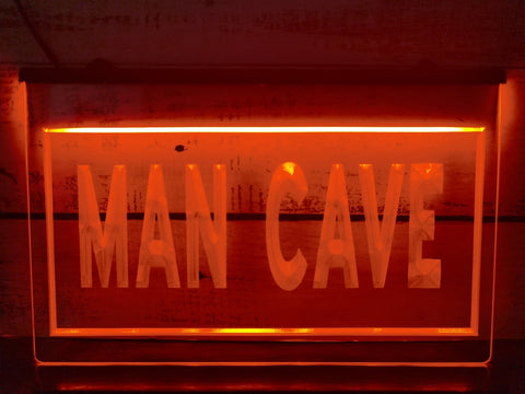 Image of Man Cave Entry Illuminated LED Neon Sign