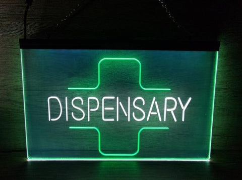 Image of Dispensary Pharmacy Two Tone Illuminated Sign