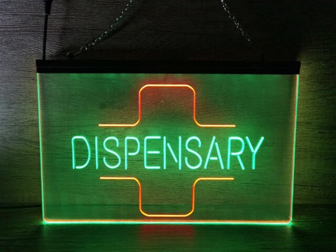 Image of Dispensary Pharmacy Two Tone Illuminated Sign