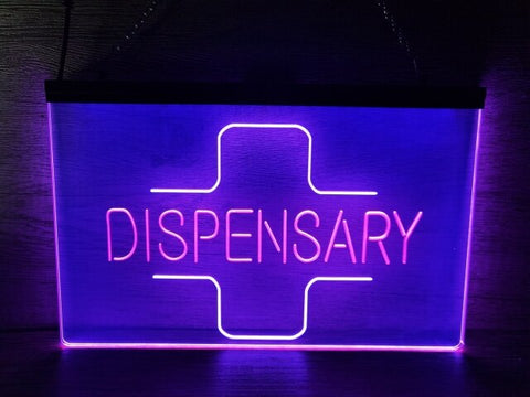 Image of Dispensary Pharmacy Two Tone Illuminated Sign