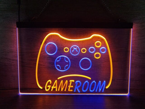 Image of Game Room Controller Two Tone Illuminated Sign