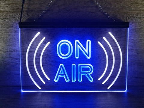 Image of On Air Wave Two Tone Illuminated Sign