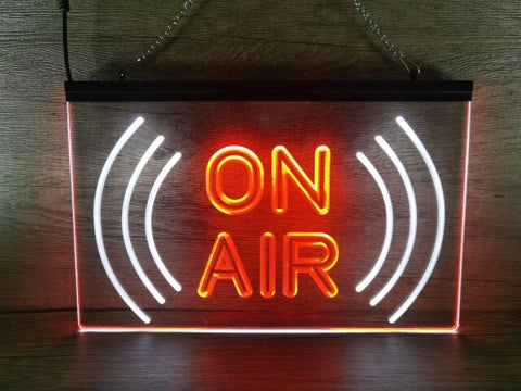 Image of On Air Wave Two Tone Illuminated Sign
