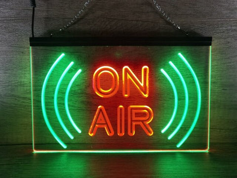 Image of On Air Wave Two Tone Illuminated Sign