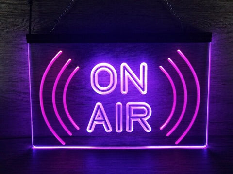Image of On Air Wave Two Tone Illuminated Sign