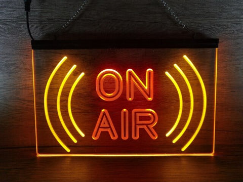 Image of On Air Wave Two Tone Illuminated Sign