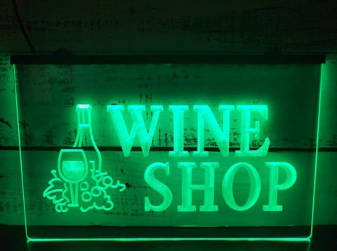 Image of Wine Shop Illuminated Sign