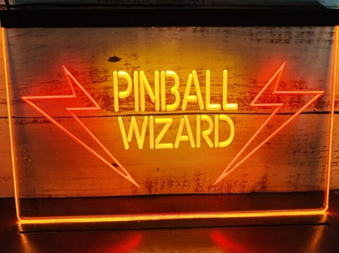 Image of Pinball Wizard Two Tone Illuminated Sign