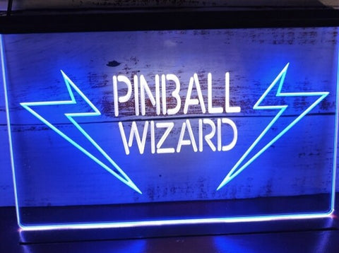 Image of Pinball Wizard Two Tone Illuminated Sign