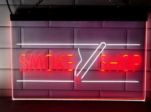 Image of Smoke Shop Two Tone Illuminated Sign