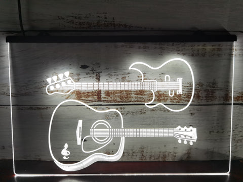 Image of Rock N Roll Guitars Illuminated Sign