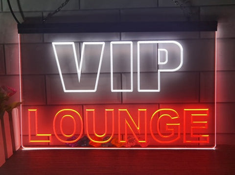 Image of VIP Lounge Two Tone Illuminated Sign
