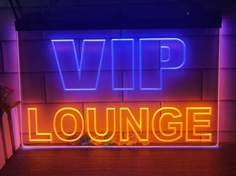 Image of VIP Lounge Two Tone Illuminated Sign