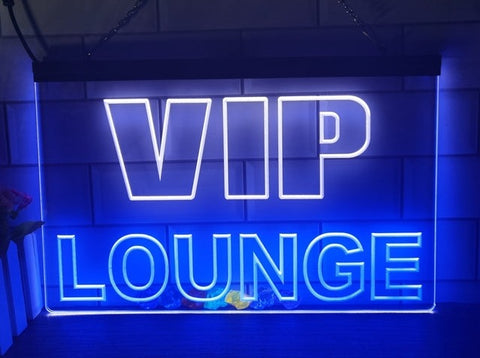 Image of VIP Lounge Two Tone Illuminated Sign
