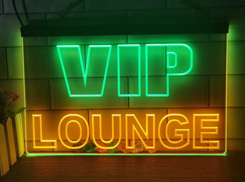 Image of VIP Lounge Two Tone Illuminated Sign