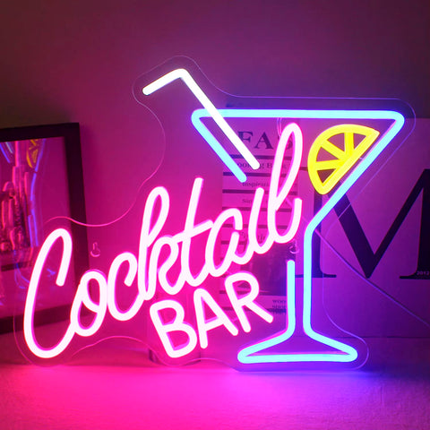 Image of Cocktail Bar LED Neon Flex Sign