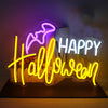 Happy Halloween Bat LED Neon Flex Sign