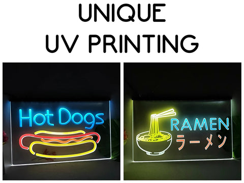 Your Design - Custom UV Printed Illuminated LED Neon Sign