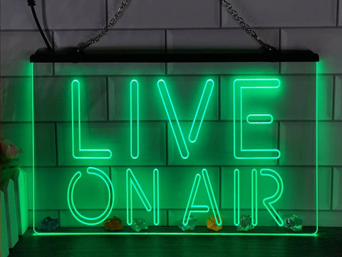 Image of Live on Air Illuminated LED Neon Sign