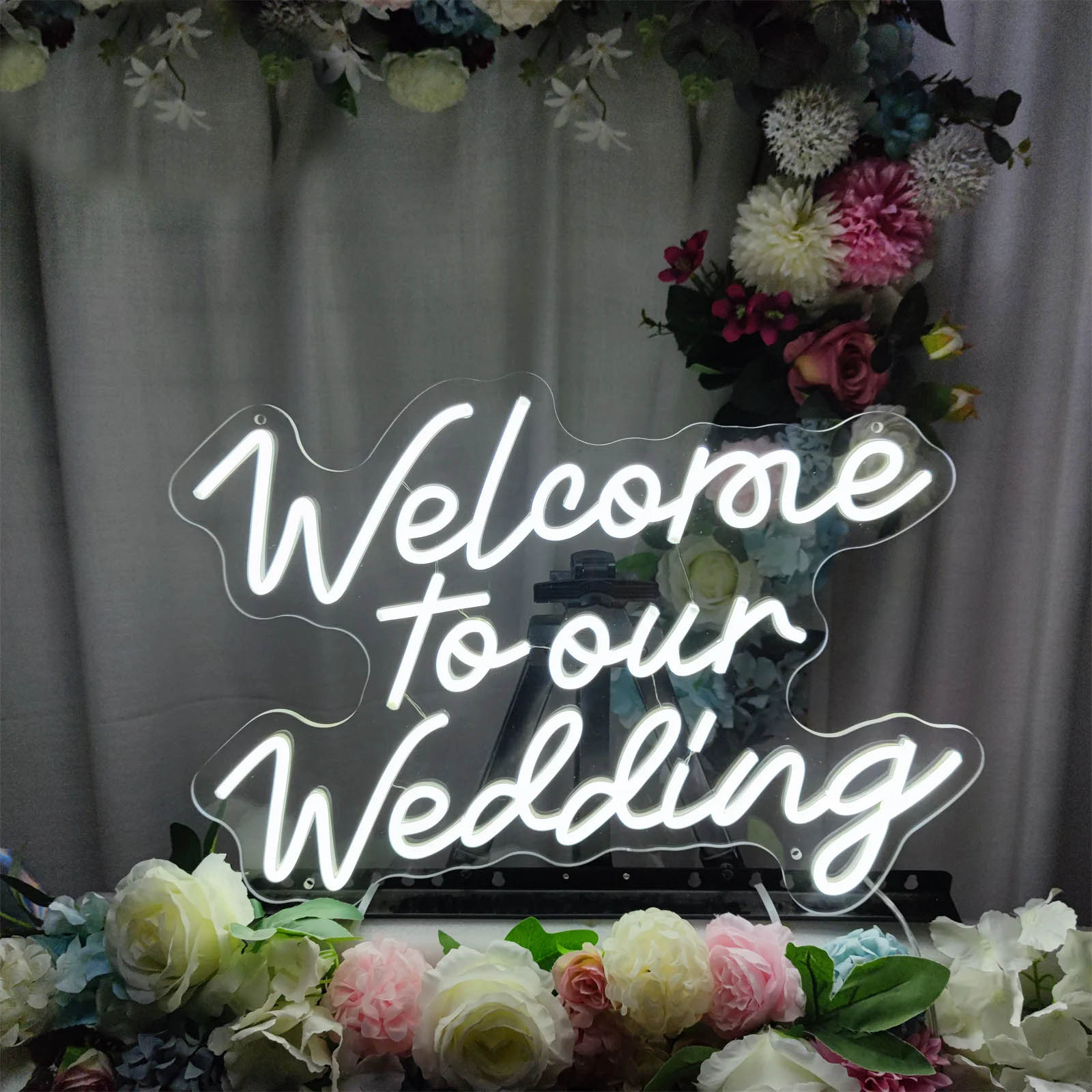 Welcome To Our Wedding LED Neon Flex Sign