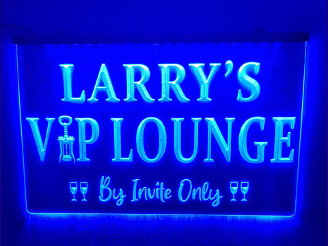 Image of VIP Lounge Personalized Illuminated Sign