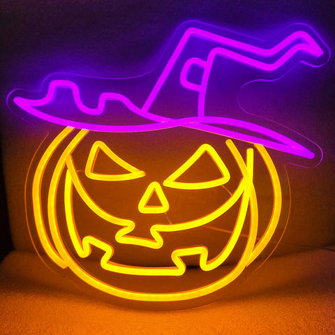 Image of Halloween Pumpkin LED Neon Flex Sign