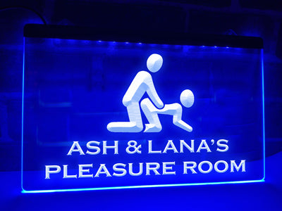 Pleasure Room Personalized LED Neon Sign