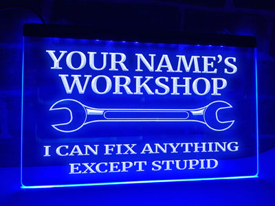 Workshop Personalized LED Neon Illuminated Sign