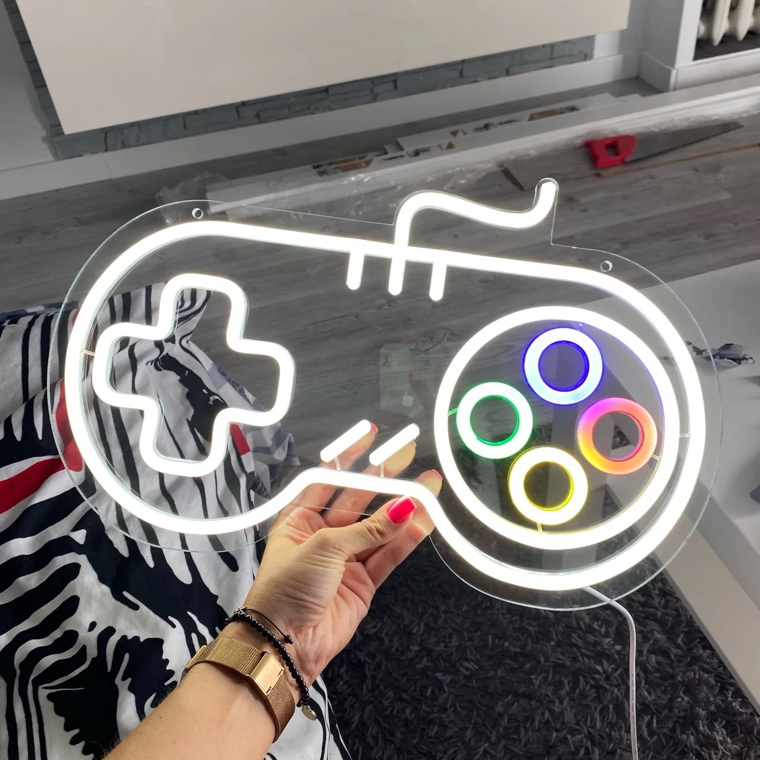 Retro Game Controller LED Neon Flex Sign