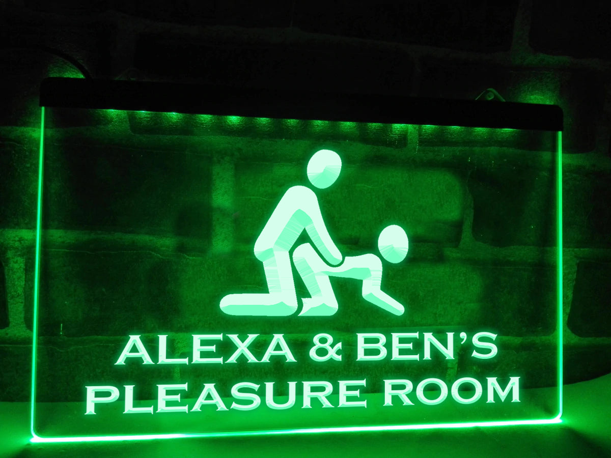 Pleasure Room Personalized LED Neon Sign