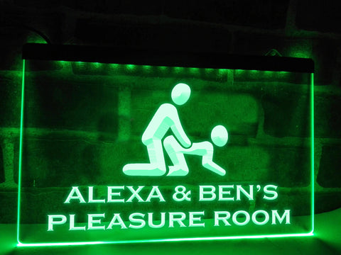 Image of Pleasure Room Personalized LED Neon Sign