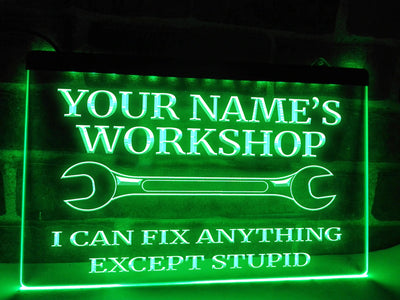 Workshop Personalized LED Neon Illuminated Sign