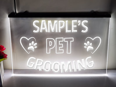 Pet Grooming LED Neon Illuminated Sign