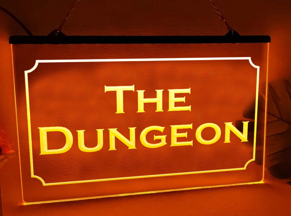 The Dungeon LED Neon Illuminated Sign