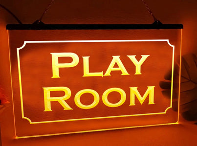 Play Room LED Neon Illuminated Sign