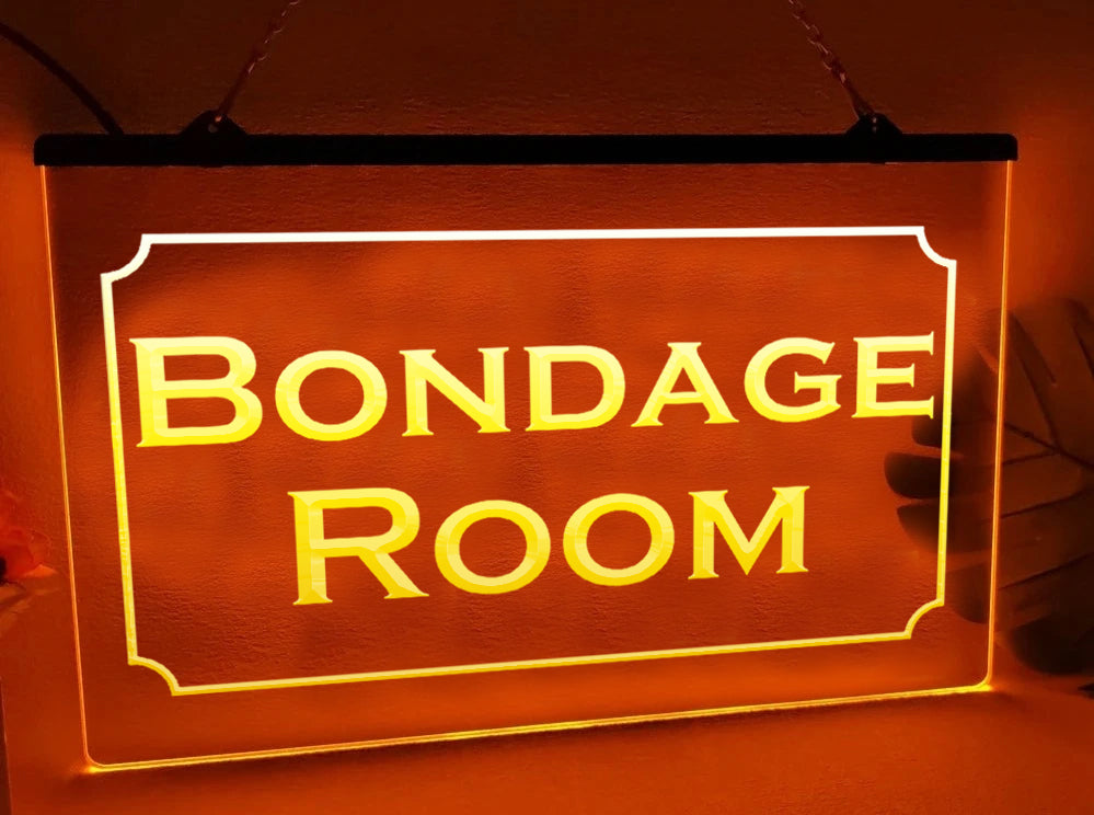 Bondage Room LED Neon Illuminated Sign