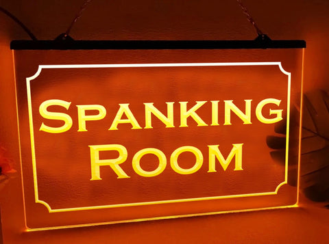 Image of Spanking Room LED Neon Illuminated Sign