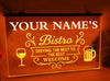 Bistro Personalized LED Neon Sign