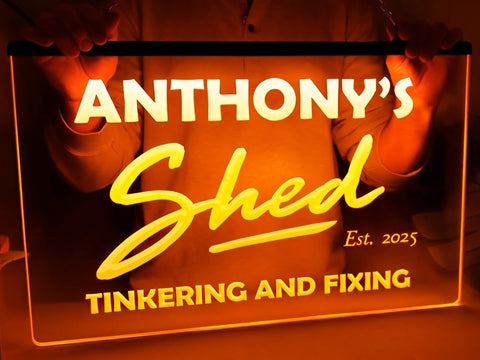 Image of Personalized Name Shed LED Neon Sign