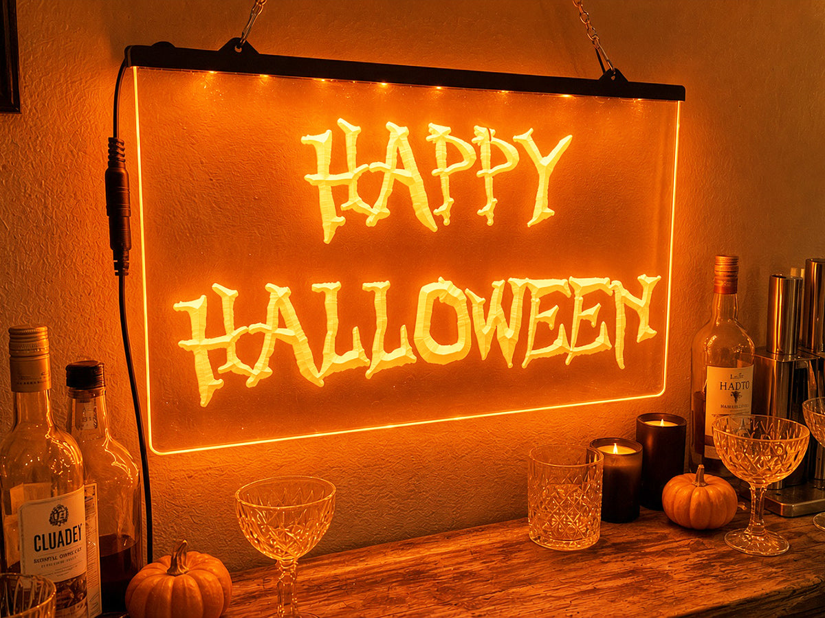 Happy Halloween Illuminated Sign