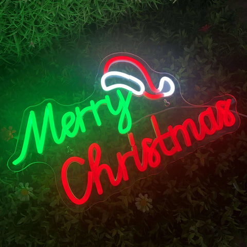 Image of Merry Christmas LED Neon Flex Sign