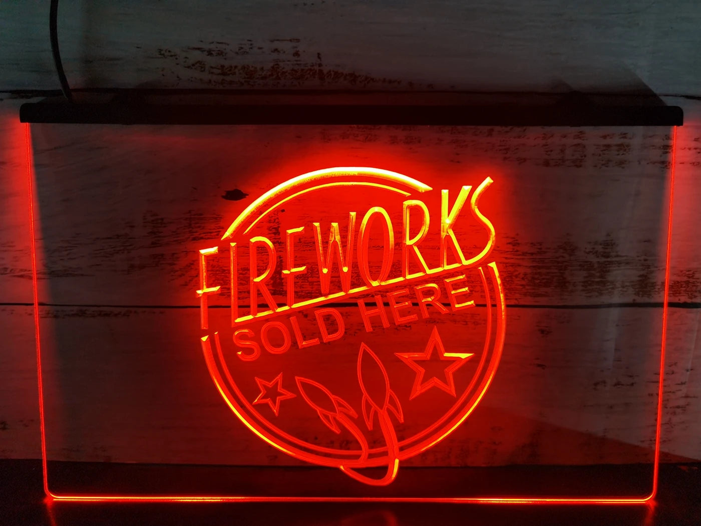 Fireworks Sold Here Illuminated LED Neon Sign